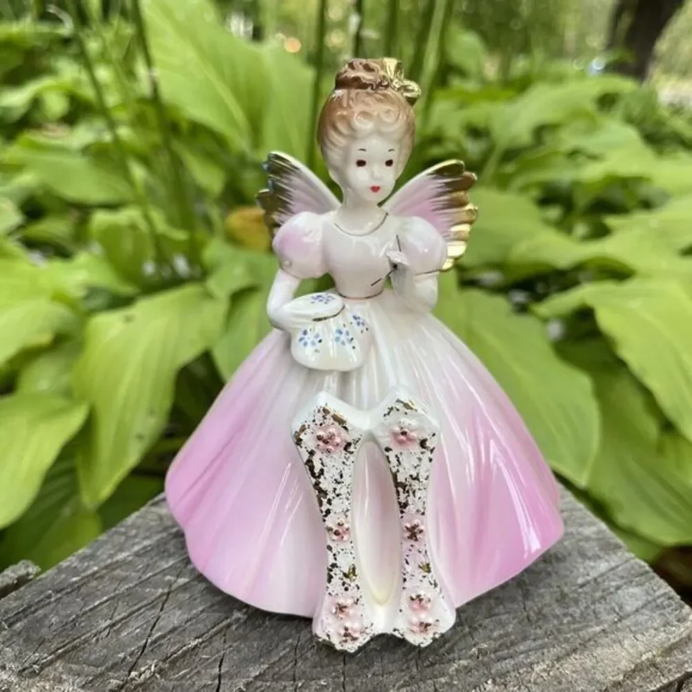 Josef Originals 11th Birthday Girl Angel Porcelain Figurine with Sticker Vintage